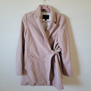 Pink banana republic trench coat